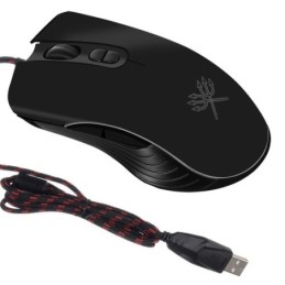 RGB-pelihiiri 1200-7200 DPI | Ergonominen 7 painikkeen pelihiiri