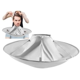 Parturikaulus hiustenleikkuuseen | Hopea | Kerää hiukset