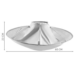 Parturikaulus hiustenleikkuuseen | Hopea | Kerää hiukset