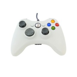 Xbox 360 & PC Peliohjain USB | Valkoinen Langallinen Controller