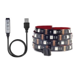 TV LED-Taustavalosarja RGB USB + Kaukosäädin | 4x 50 cm Setti