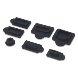 PlayStation 5 Pölysuojasetti 7 kpl | Silikoniset suojat portteihin