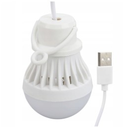 USB-LED-Lamppu 5W Koukulla | Retkivalo & Varavirtalähdevalo