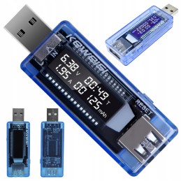 Digitaalinen USB-jännitemittari | Ampeerimittari ja testeri USB 3.0 -yhteensopiva