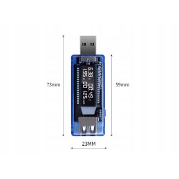 Digitaalinen USB-jännitemittari | Ampeerimittari ja testeri USB 3.0 -yhteensopiva