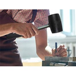 Rekyylitön Kumivasara 25 cm | Hellävarainen Kivetyksiin ja Peltitöihin