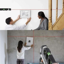 3-in-1 Laserpassi & Mittanauha 2,5 m | Tarkka Linjalaser