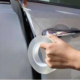 Läpinäkyvä Suojateippi Autoon ja Kotiin 5cm x 5m | Näkymätön Suoja