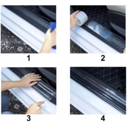 Läpinäkyvä Suojateippi Autoon ja Kotiin 5cm x 5m | Näkymätön Suoja