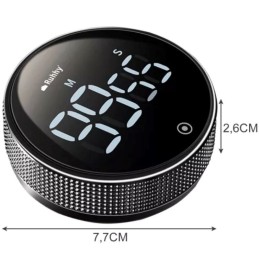 Magneettinen Digitaalinen LED-ajastin | Tyylikäs Keittiöajastin