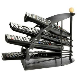 Kaukosäädinteline XXL | Tyylikäs Järjestelijä Puulla ja Metallilla