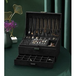 Ylellinen Musta Korulipas Lukolla | Tilava Korurasia