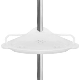 Säädettävä kulmahylly suihkuun 230–300 cm | 4 tasoa ja ripustin