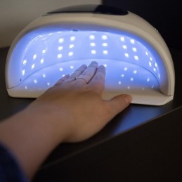 Ammattitason UV/LED-kynsilamppu 48W | Low Heat Mode & Sensori