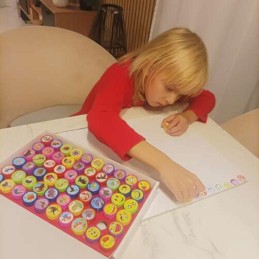 Leimasinsetti lapsille | 60 osaa | Eläimet ja hymiöt