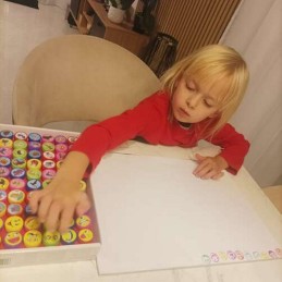 Leimasinsetti lapsille | 60 osaa | Eläimet ja hymiöt