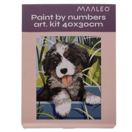 Maalaus numeroiden mukaan: Koira | Canvas puukehyksellä 40x30cm