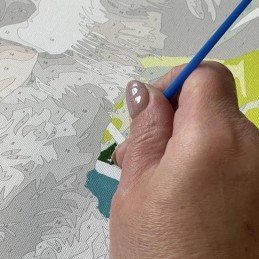 Maalaus numeroiden mukaan: Koira | Canvas puukehyksellä 40x30cm