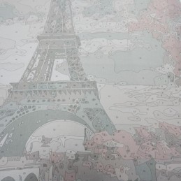 Maalaus numeroiden mukaan: Eiffel | Canvas puukehyksellä 40x50cm