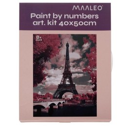 Maalaus numeroiden mukaan: Eiffel | Canvas puukehyksellä 40x50cm