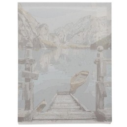 Maalaus numeroiden mukaan: Vuoristomaisema | Canvas puukehyksellä