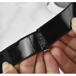 Itsekiinnittyvä Tarranauha 2,5 cm x 5 m | Vahva Liima | Musta