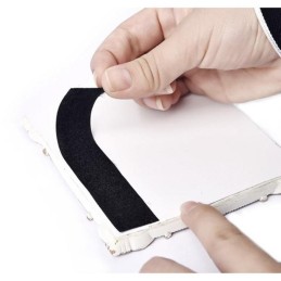 Itsekiinnittyvä Tarranauha 2,5 cm x 5 m | Vahva Liima | Musta