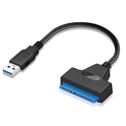 SATA–USB 3.0 Adapteri 2,5" SSD/HDD | 6 Gb/s | Plug & Play