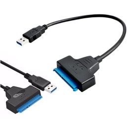 SATA–USB 3.0 Adapteri 2,5" SSD/HDD | 6 Gb/s | Plug & Play
