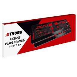 Rekisterikilven Kehykset 2 kpl | Universaali & Kestävä Musta