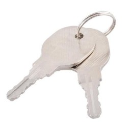 Lukittava ikkunakahva avaimella | Valkoinen ja yleismallinen