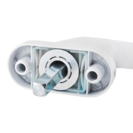 Lukittava ikkunakahva avaimella | Valkoinen ja yleismallinen