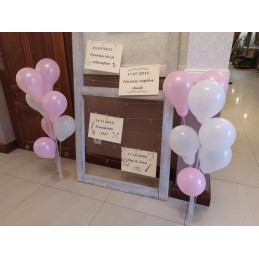 Ilmapalloteline XXL 93 cm | Teline 7 ilmapallolle | Juhlakoriste