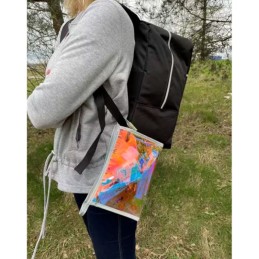 Lentoreppu ja läpinäkyvä kosmetiikkalaukku 38x24x18cm | Käsimatkatavara lentokoneeseen