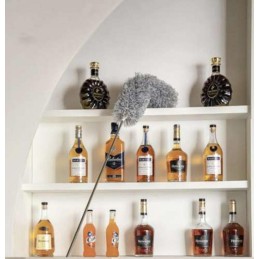 Teleskooppinen pölyhuiska 250 cm | 2 Vaihtopäätä | Taivutettava