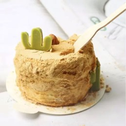 Puiset Kertakäyttöhaarukat 100 kpl | 100 % Biohajoava