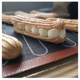 Mikroperforoitu Silikonialusta 30x40 cm | Eclair-muotit | Tarttumaton