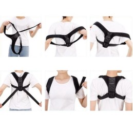 Ryhdinkorjaaja Säädettävä | Selkätuki Pehmusteilla | Ryhtiliivi