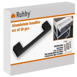 Vetimet 96mm Mattamusta 10 kpl  | Tyylikäs Kalustevenytys