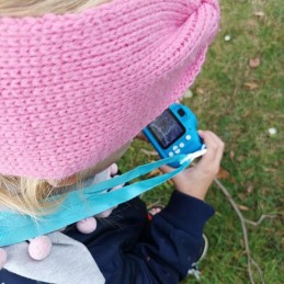 Lasten Digikamera Full HD | Sininen Kisu-suojakuori + 32GB