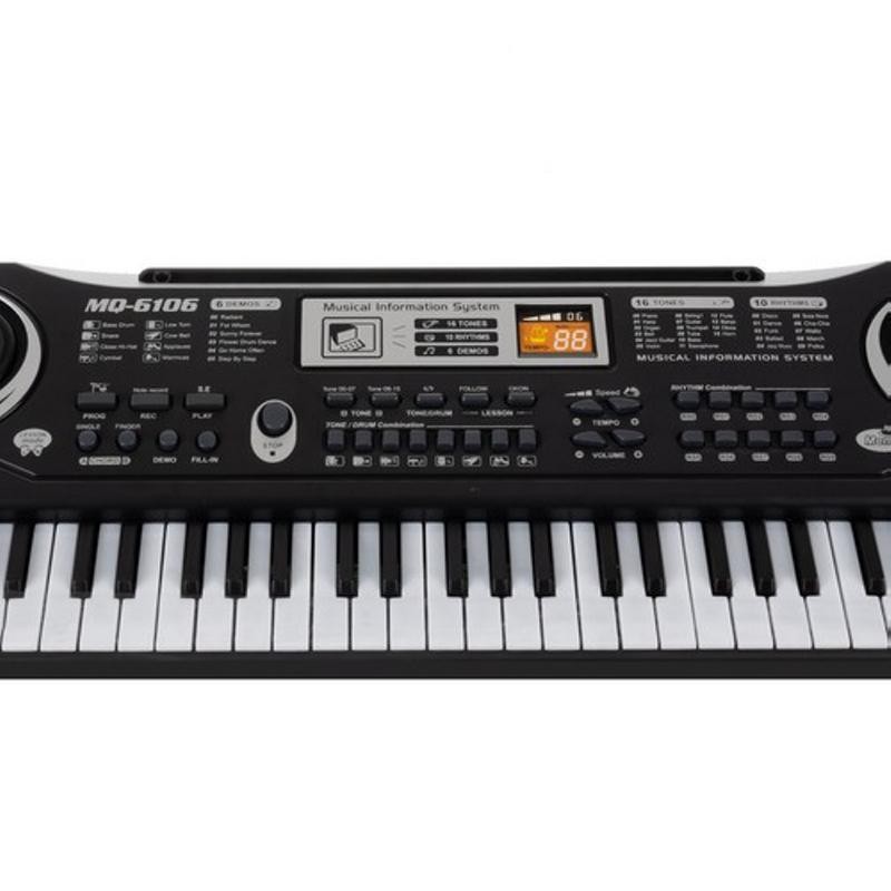 Lasten elektroninen 61-koskettiminen keyboard ja mikrofoni