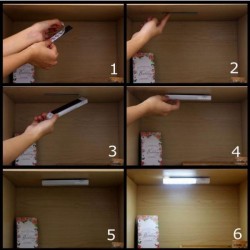 Ladattava LED-liiketunnistinvalaisin | USB | Magneettikiinnitys