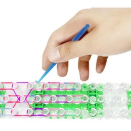 DIY Kuminauhasetti XXL 4400 kpl | Korujen Tekosetti | Kutomakehys