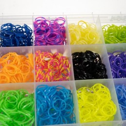 DIY Kuminauhasetti XXL 4400 kpl | Korujen Tekosetti | Kutomakehys