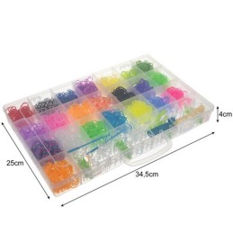 DIY Kuminauhasetti XXL 4400 kpl | Korujen Tekosetti | Kutomakehys