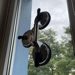 Alumiininen kolmoisimukuppi 150 kg BIGSTREN | Jämäkkä lasin- ja laatanostin
