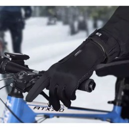 Kosketusnäyttöhanskat  | Veden- ja tuulenpitävät talvihanskat urheiluun