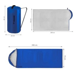 Kevyt makuupussi ja peitto 2-in-1  | Vedenpitävä retkimakuupussi hupulla 200x75 cm