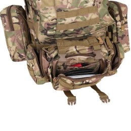 Taktinen Camo Sotilasreppu 45L + 3.5L Vyölaukku | Modulaarinen armeijareppu
