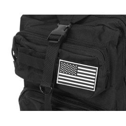 Musta Taktinen Sotilasreppu 35L MOLLE XL | Armeijareppu kouluun ja retkeilyyn